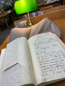 research in National Library for Gregynog Event.